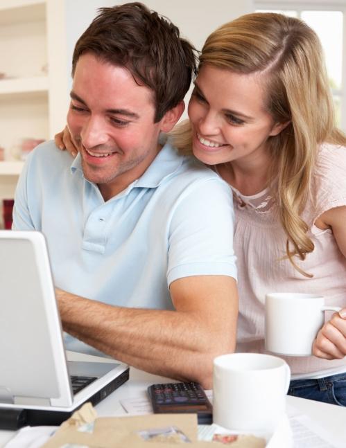 couple on laptop