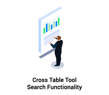 cross table tool search functionality