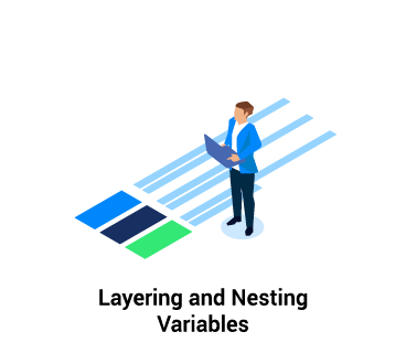 layering and nesting variables