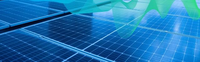 sustainability header image solar panels
