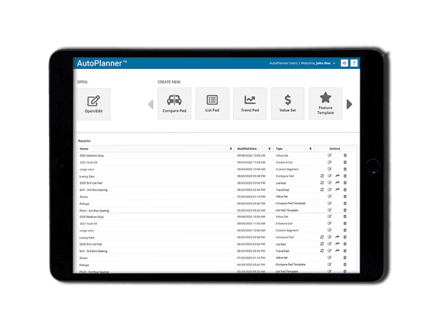 J.D. Power Autodata Autoplanner