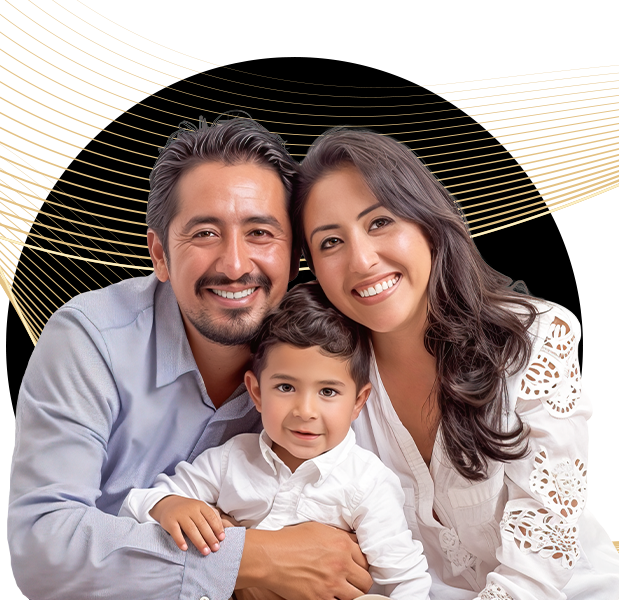 A family that purchased a life insurance policy based on the results of the J.D. Power Individual Life Insurance Study