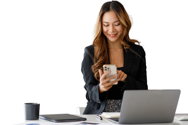 Women Reviewing JD Power insights about vehicle research experience and digital shopping behavior measured in the J.D. Power Manufacturer Website Evaluation