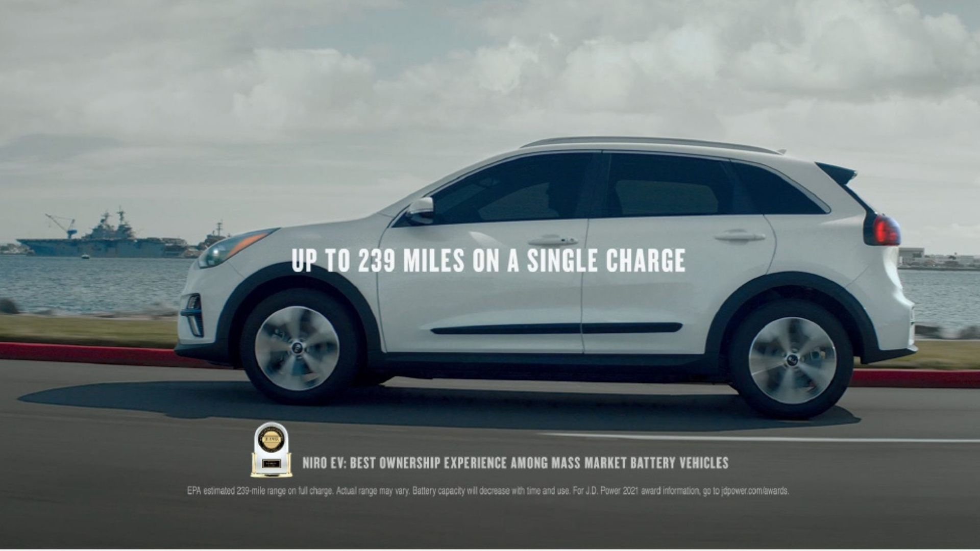 EV App Award Landing Page Example_Kia Niro EV