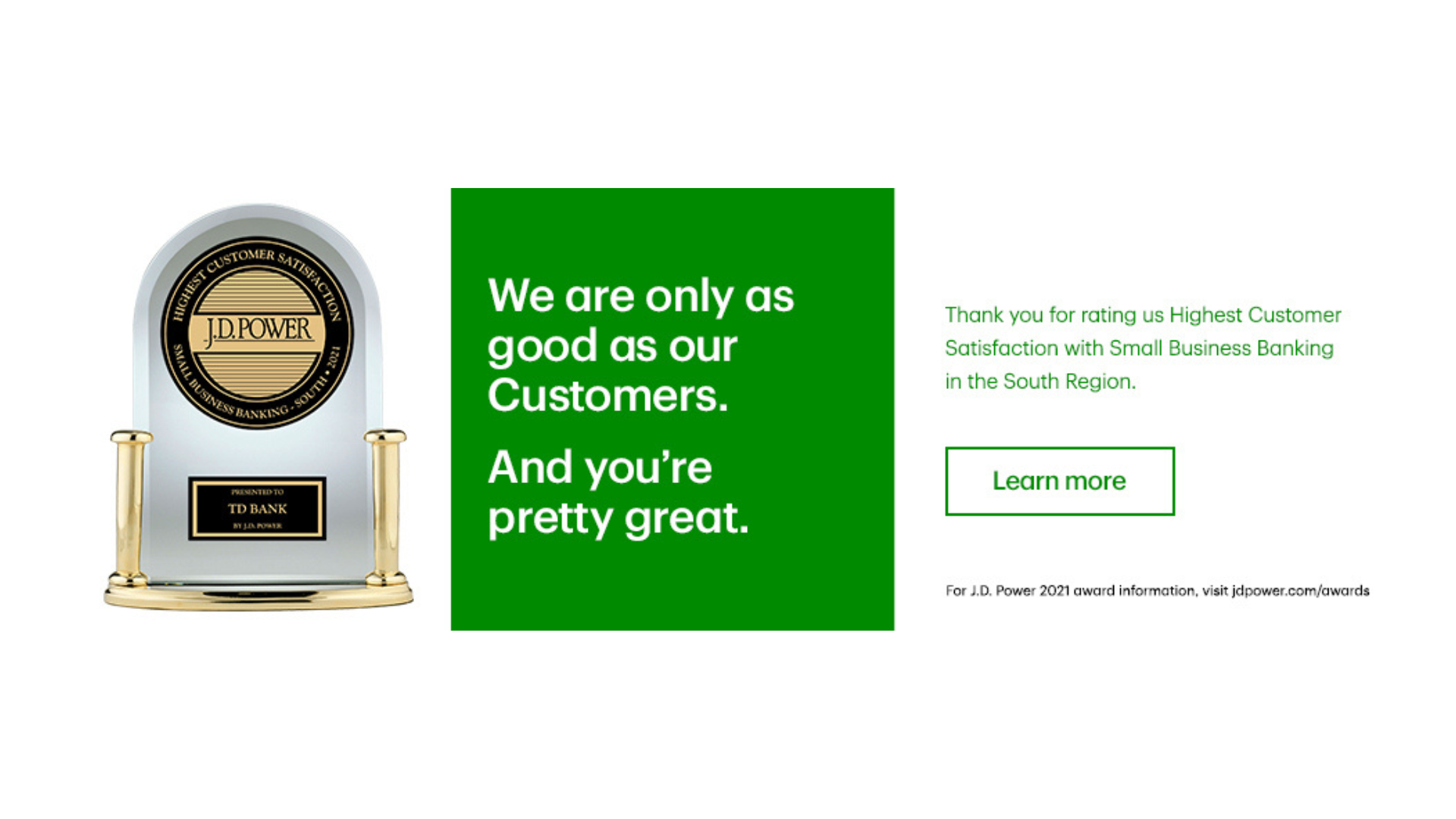 Small Business Banking Award Example_TD Bank