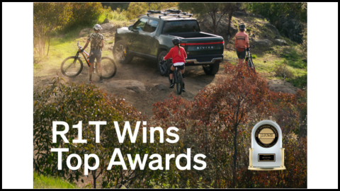EV App Landing Page Award Example_Rivian