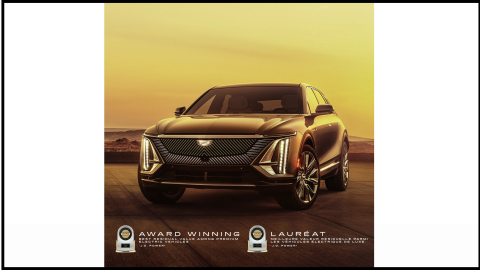 EV App Award Landing Page Example_Cadillac_Lyriq