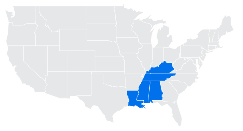 East South Central