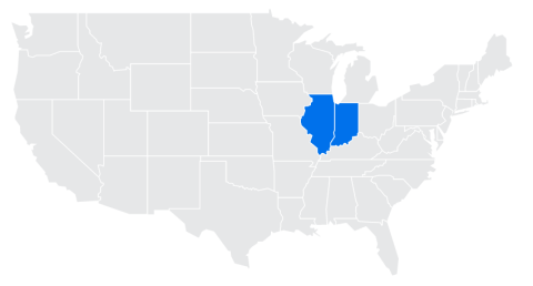 Indiana Illinois