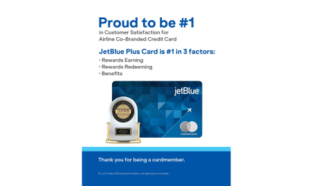 Credit Card Satisfaction - JetBlue