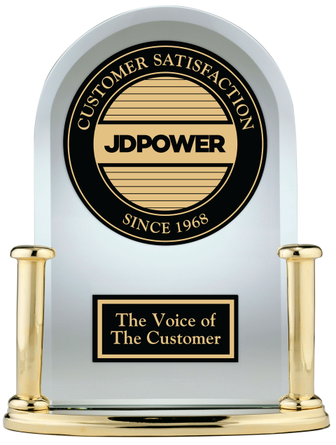 J.D. Power trophy logo