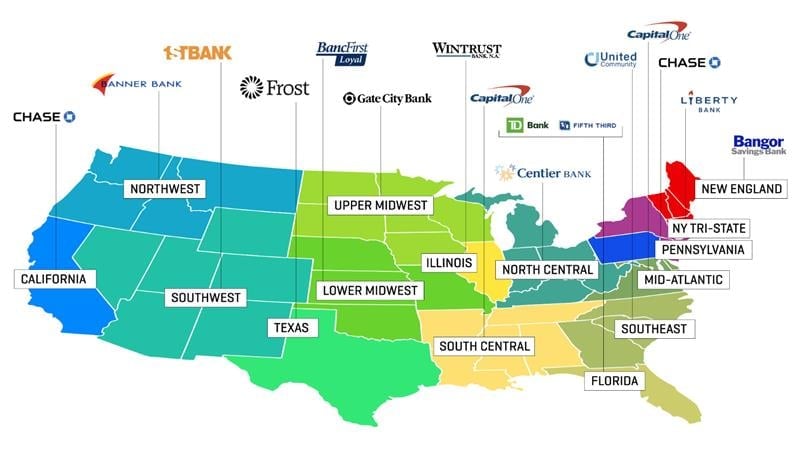 RBS Regional Map By Winner