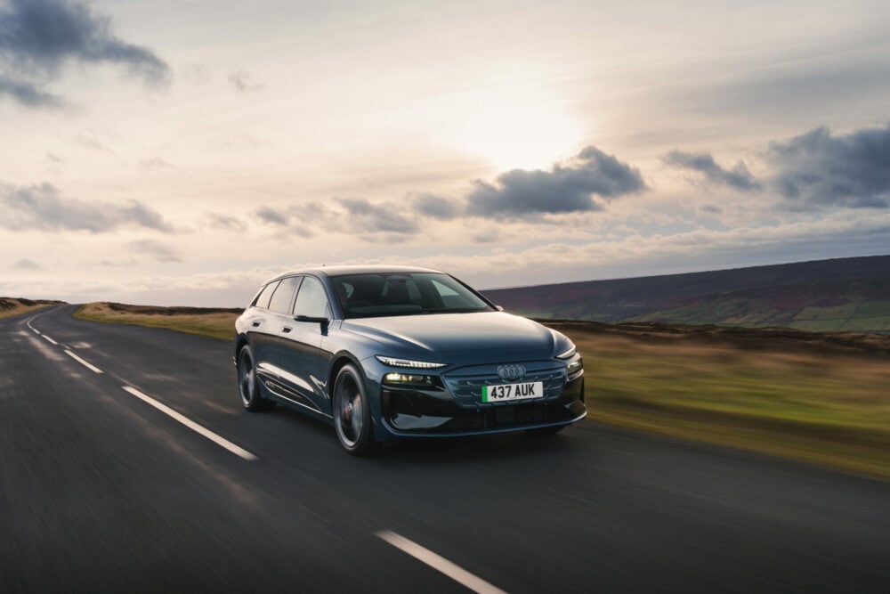 Audi A6 etron on a road|||||||||||