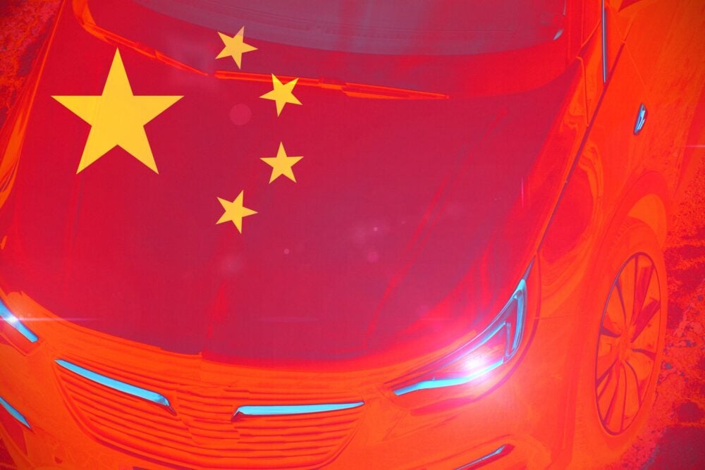 BEV with Chinese flag
