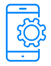 Phone icon with settings